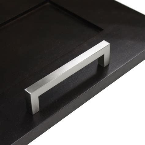 cabinet pulls square stainless steel|rectangle stainless steel cabinet pull.